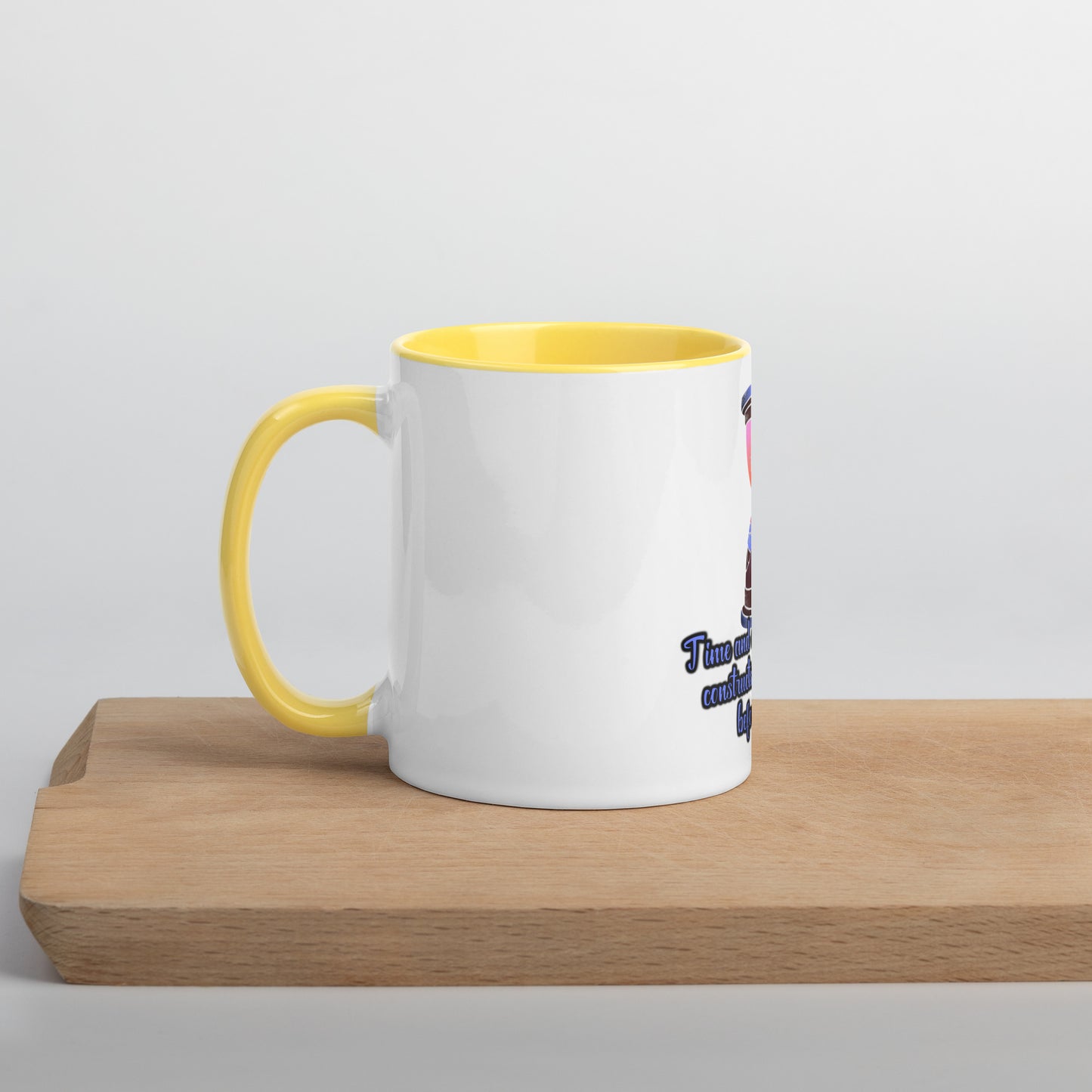 Hourglass Mug With Color Inside