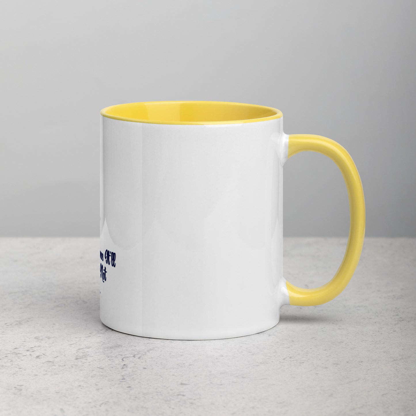 Rabbit (Blue) Mug With Color Inside
