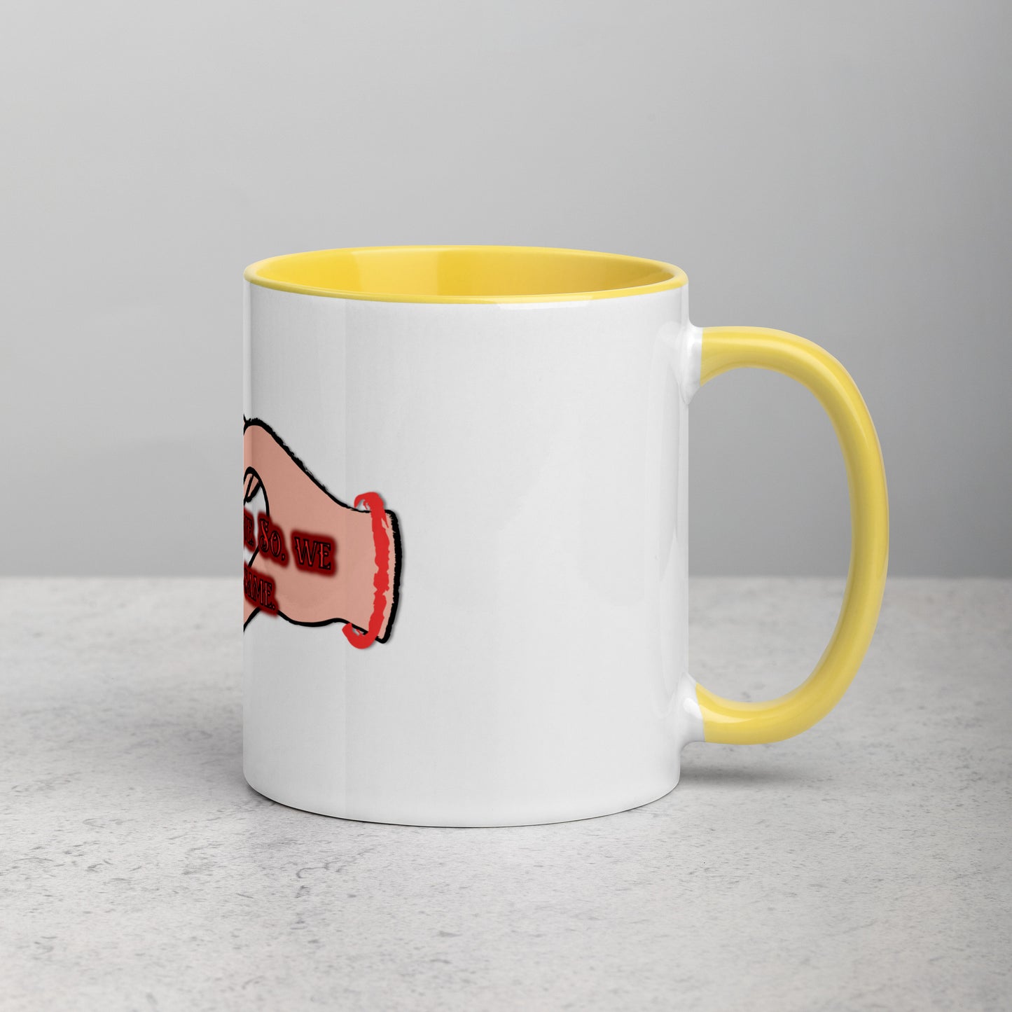 Unique Mug With Color Inside