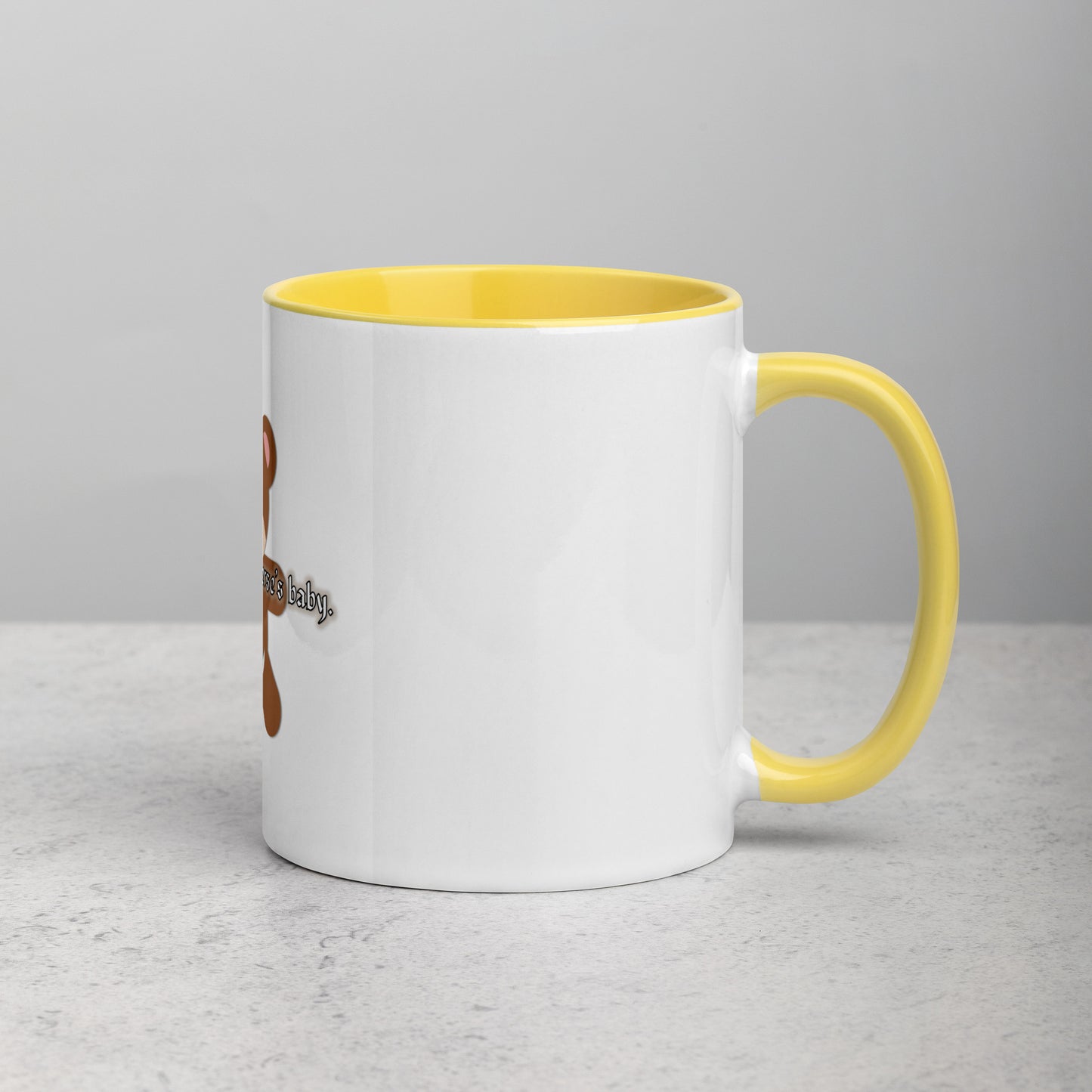 Teddy Mug With Color Inside