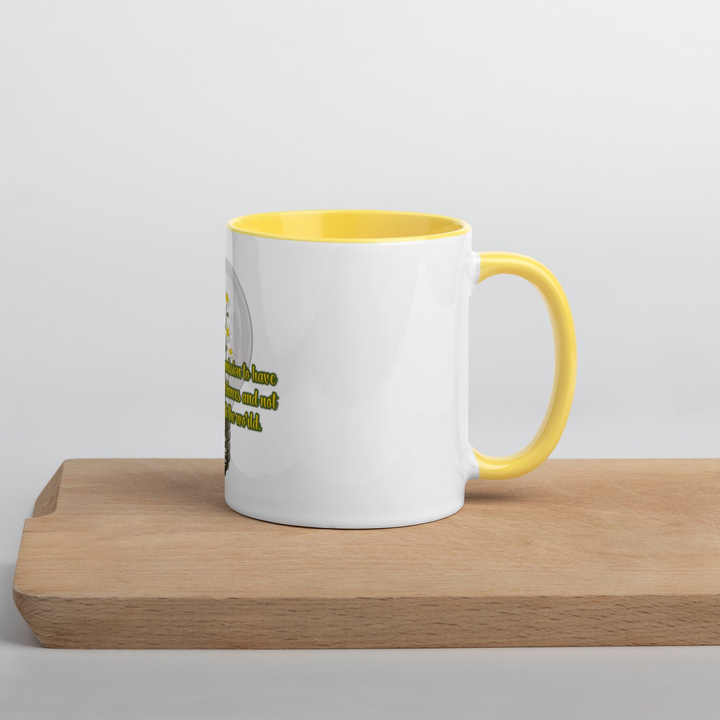 Lightbulb #1 Mug with Color Inside