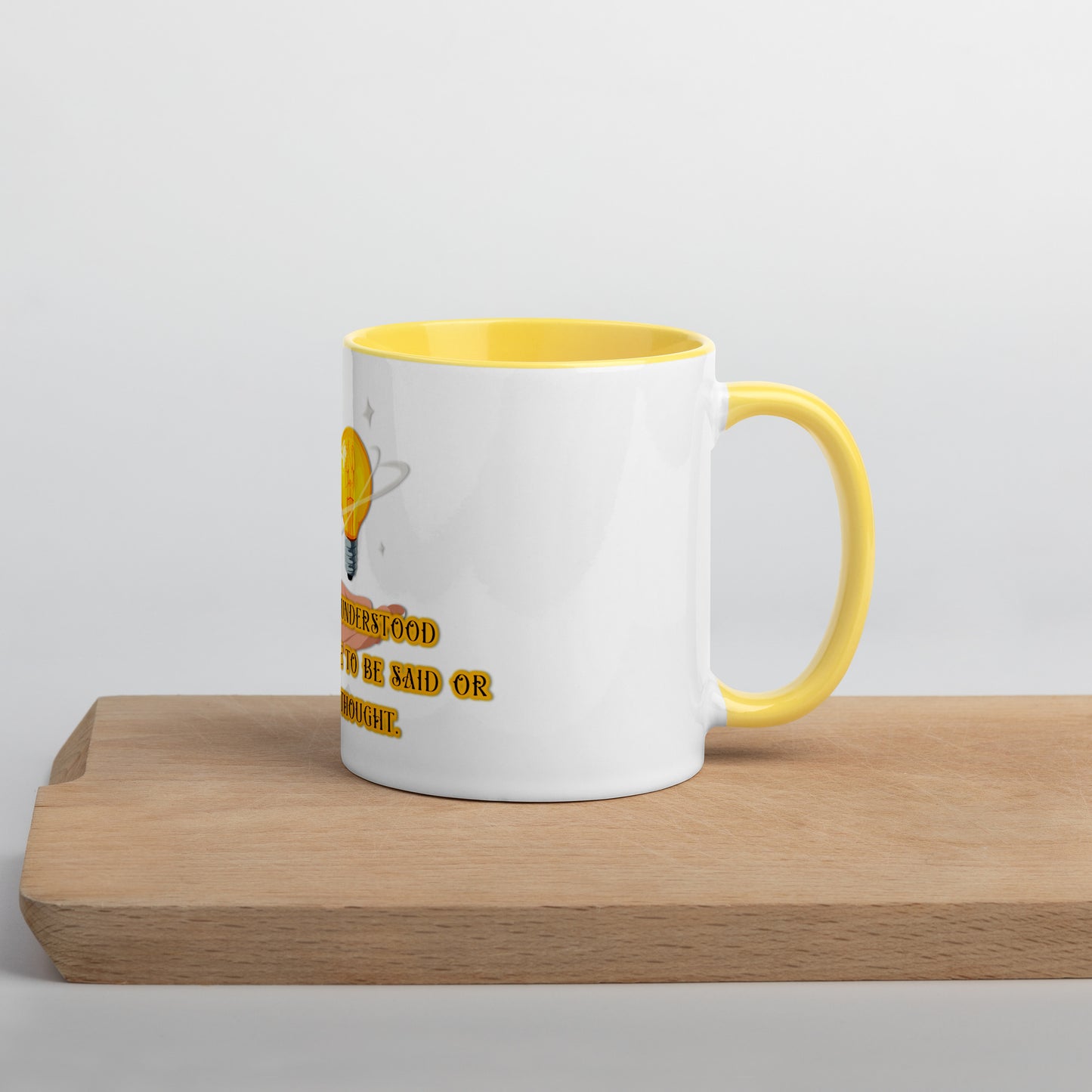 Lightbulb #2 Mug With Color Inside