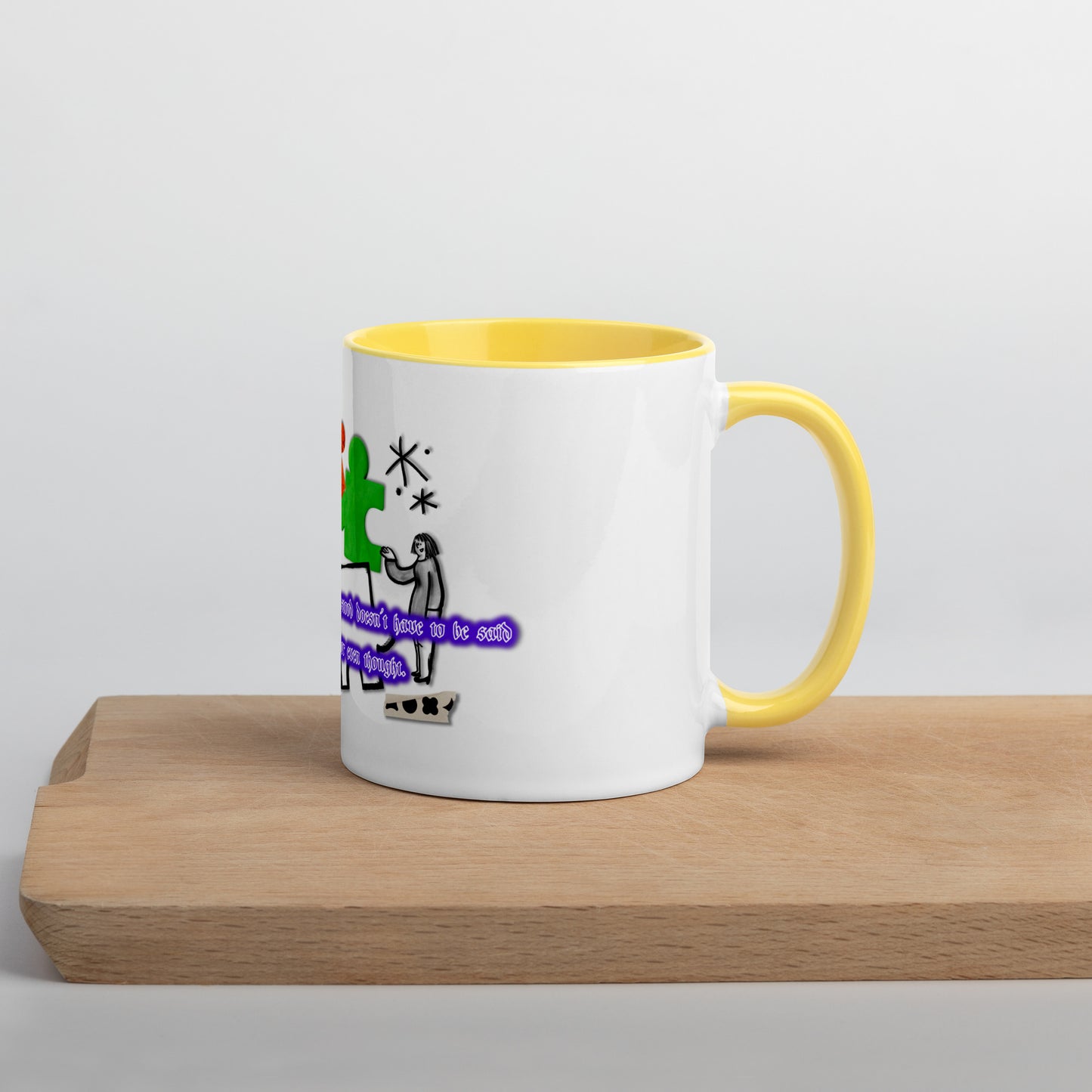 Awareness #2 Mug With Color Inside