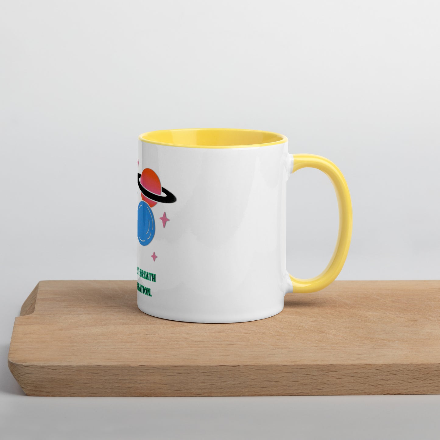 Creation #1 Mug With Color Inside