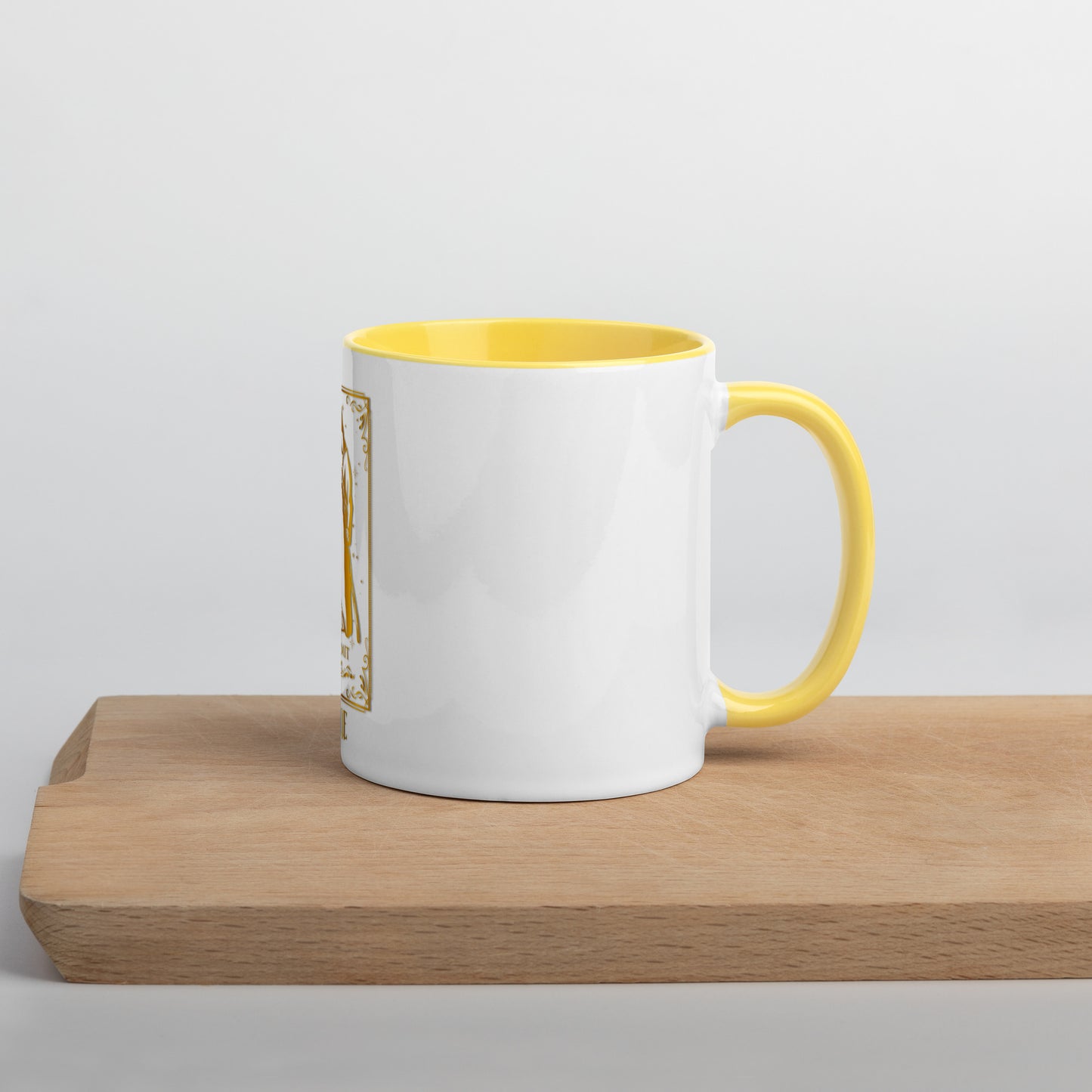 Hermit (Gold) Mug With Color Inside