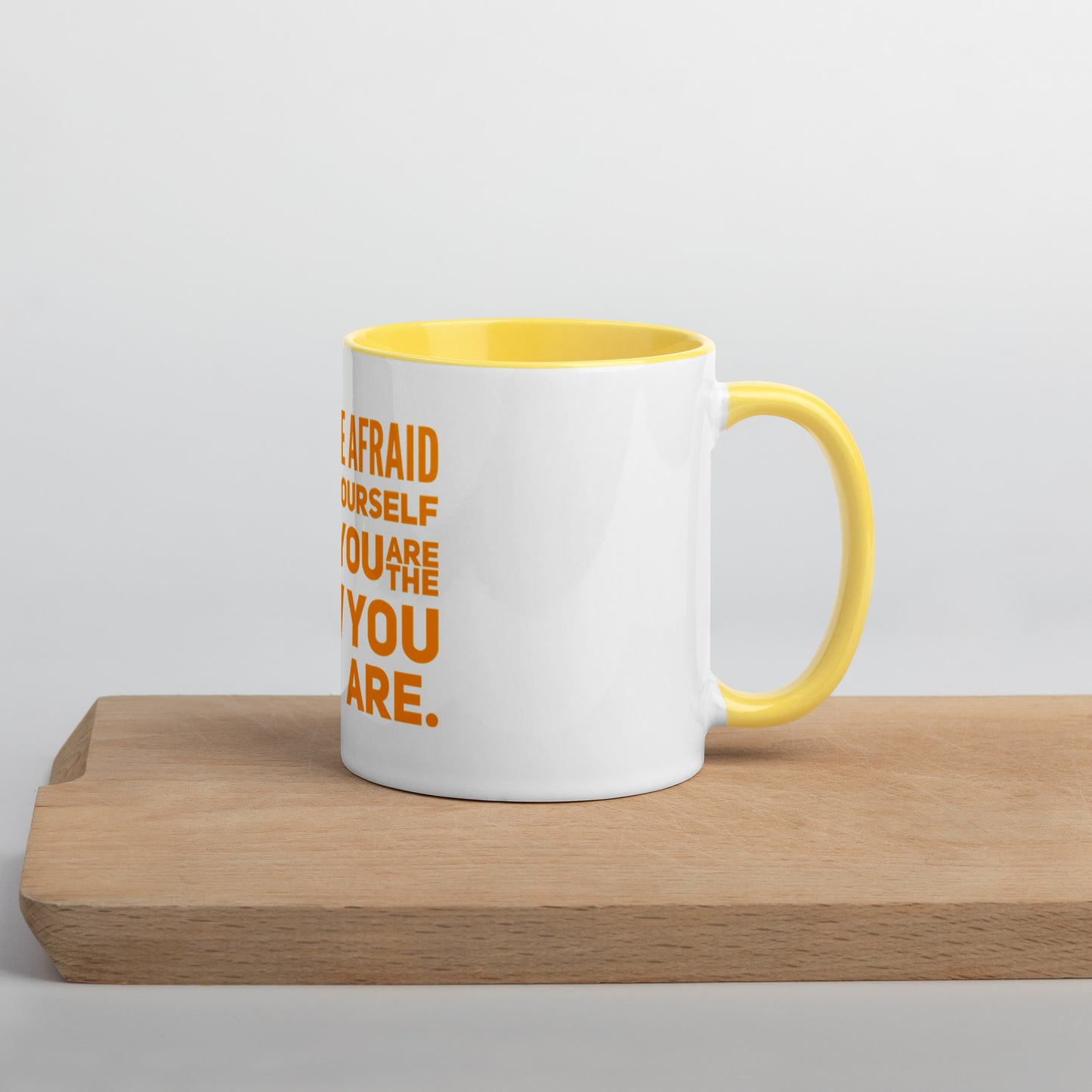 Ask Yourself #2 Mug With Color Inside