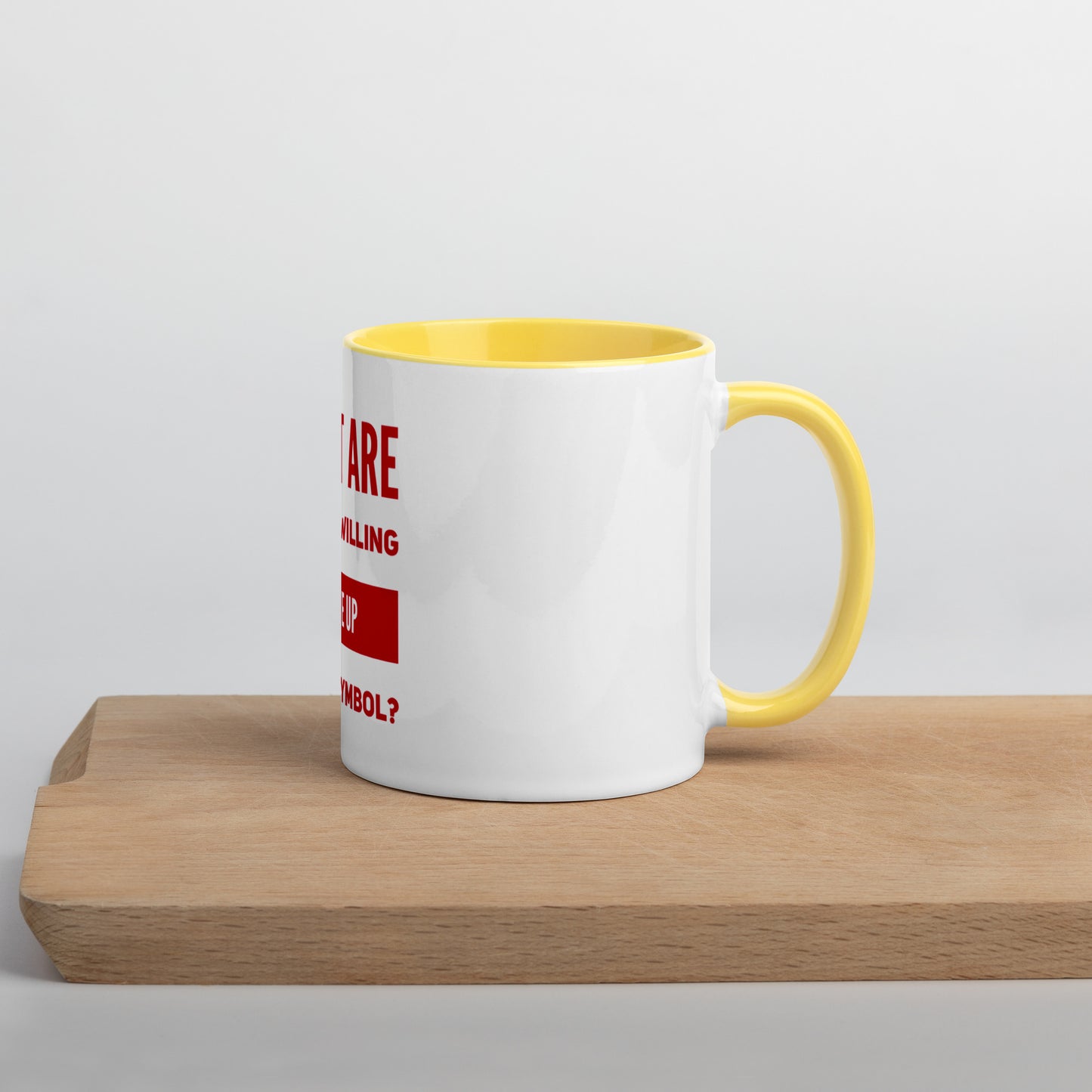 To Be A Symbol #1 Mug With Color Inside