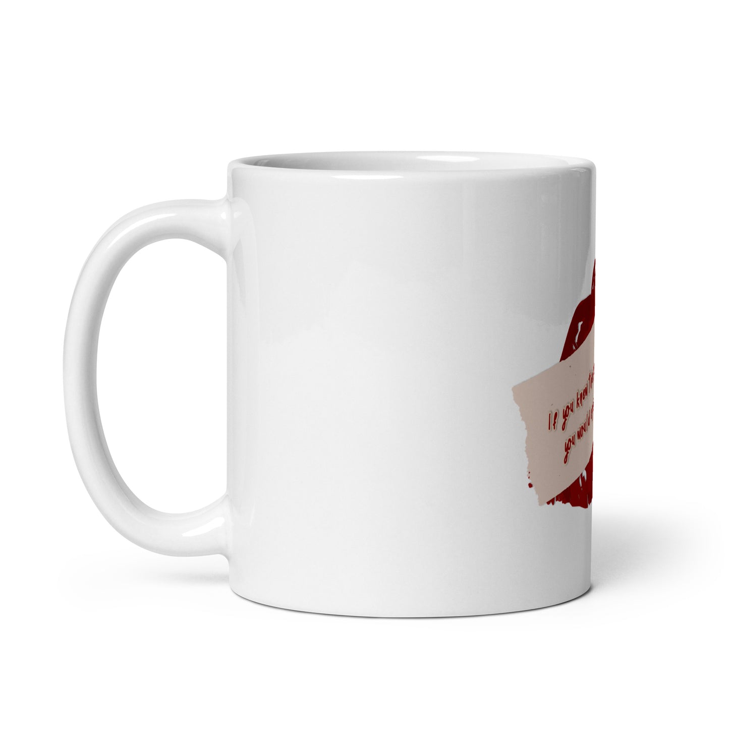 Preciseness White Glossy Mug