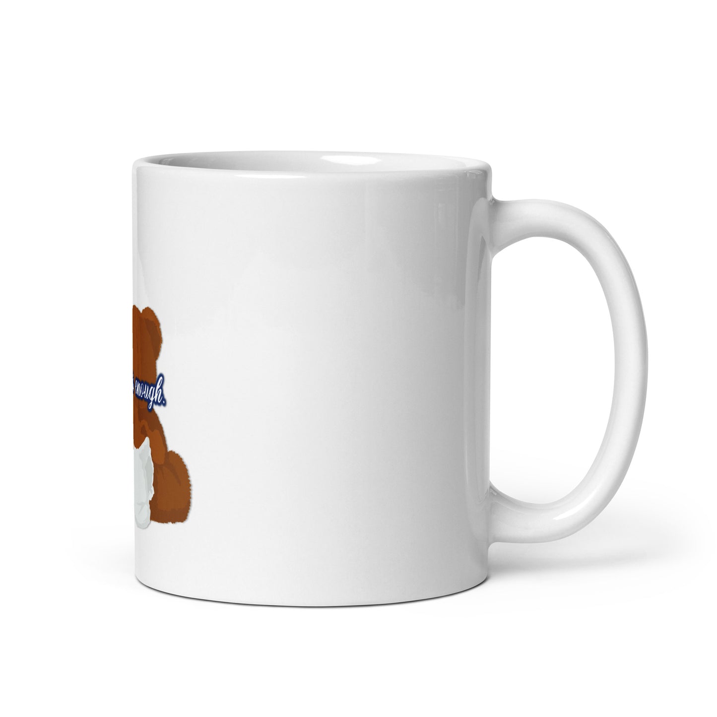 Enough #2 White Glossy Mug