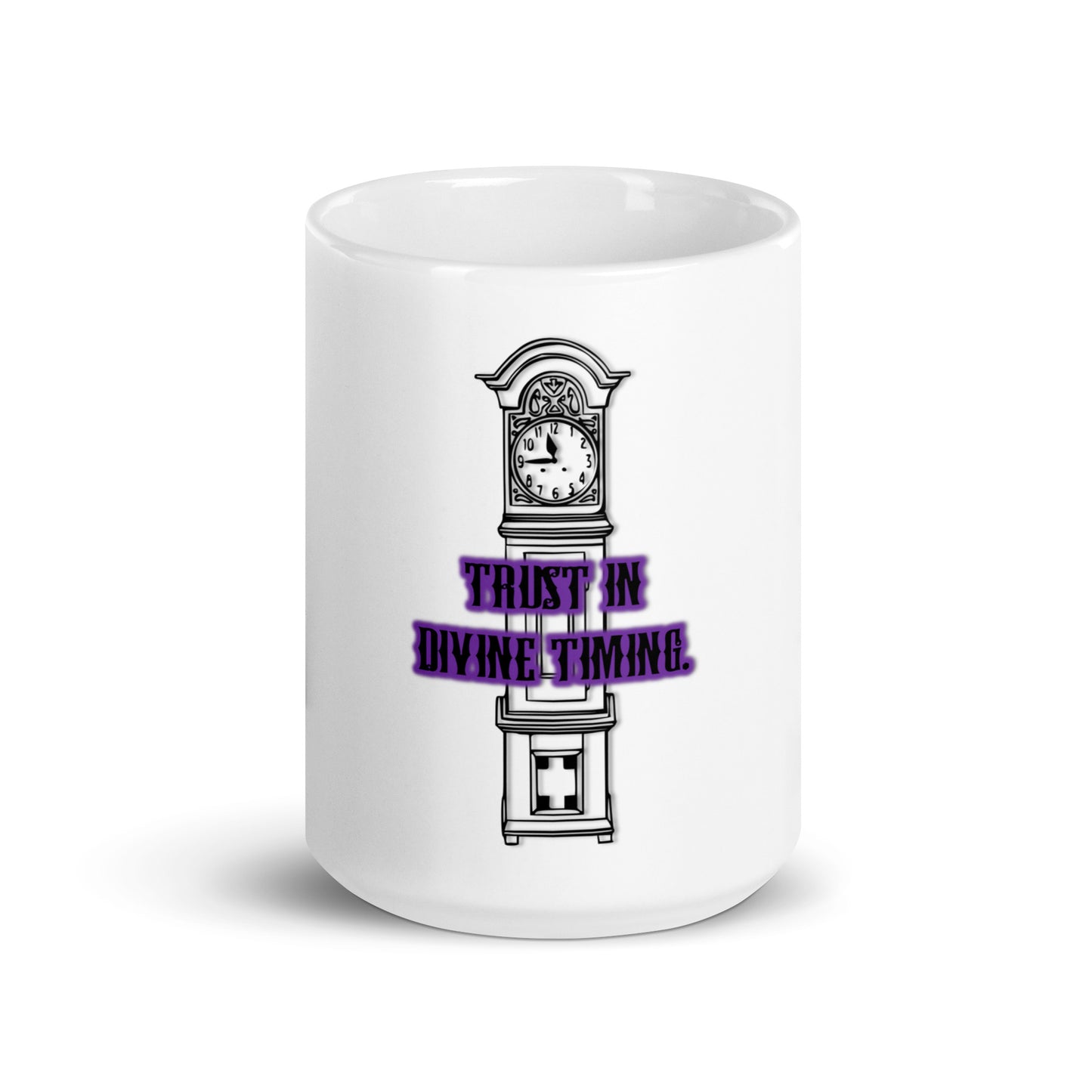 Time #2 White Glossy Mug