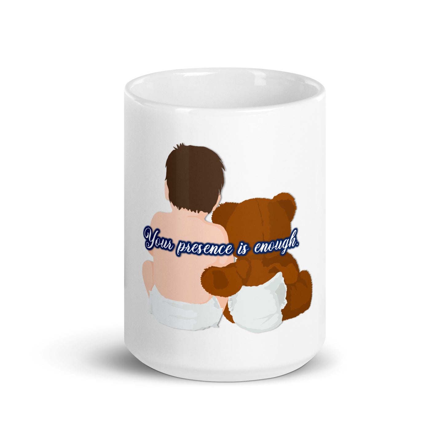 Enough #2 White Glossy Mug