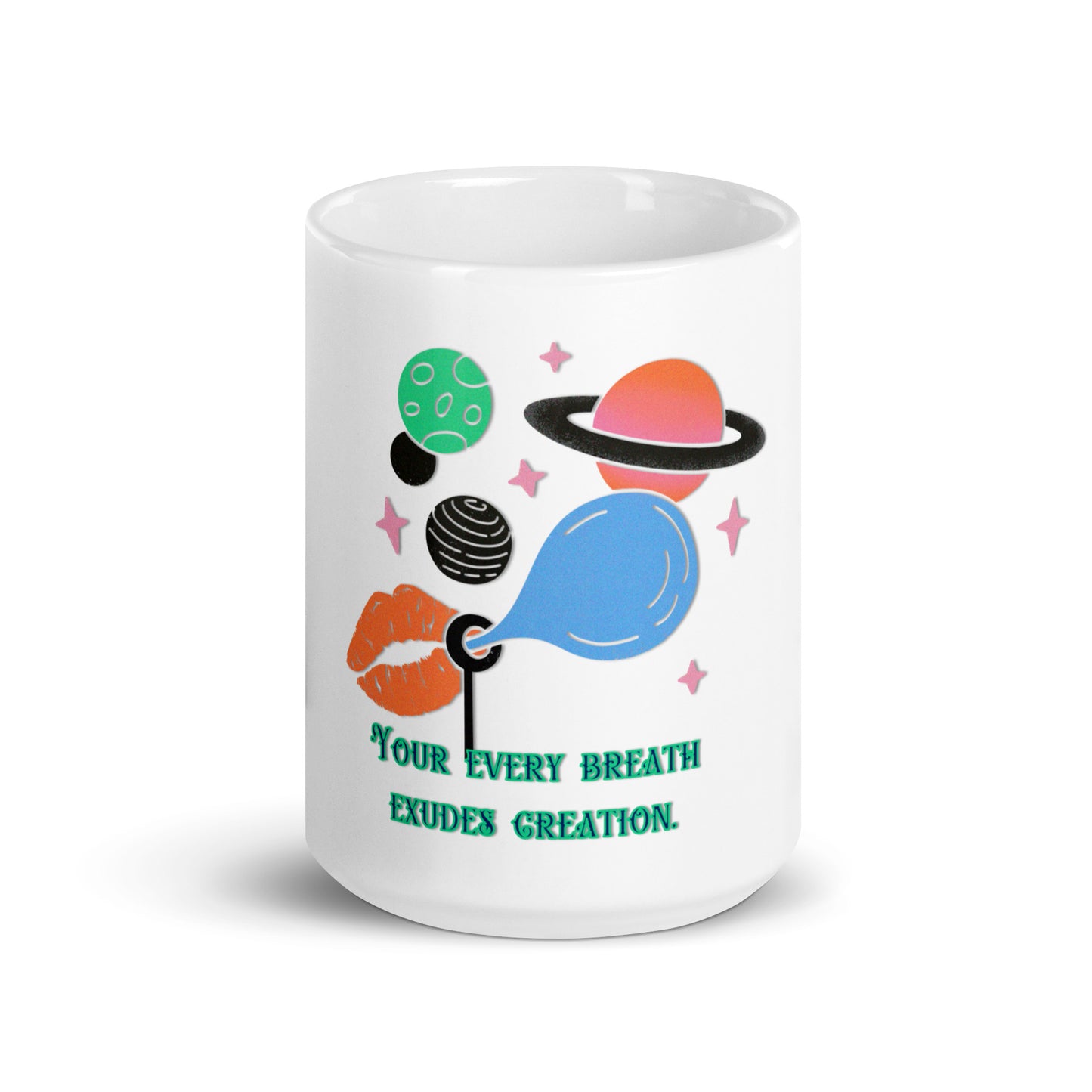 Creation #1 White Glossy Mug