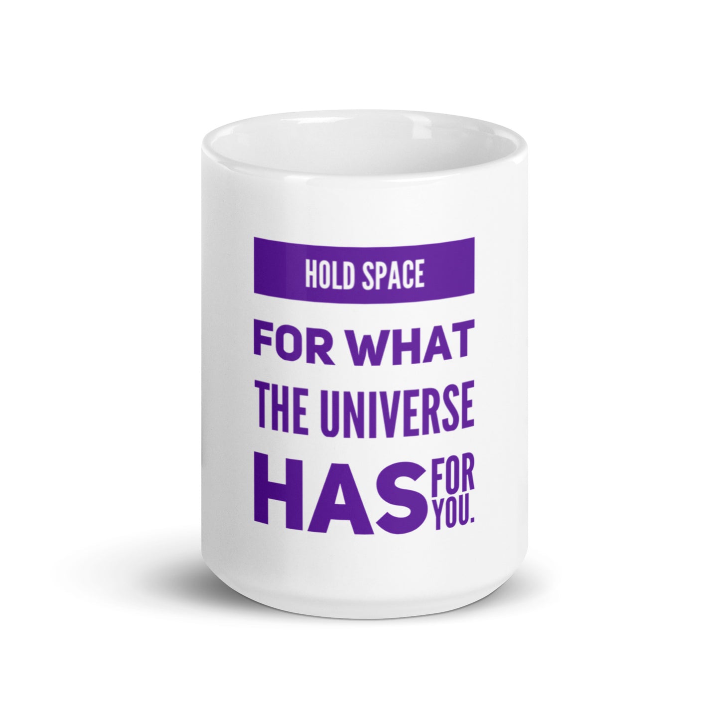 Hold Space #2 White Glossy Mug