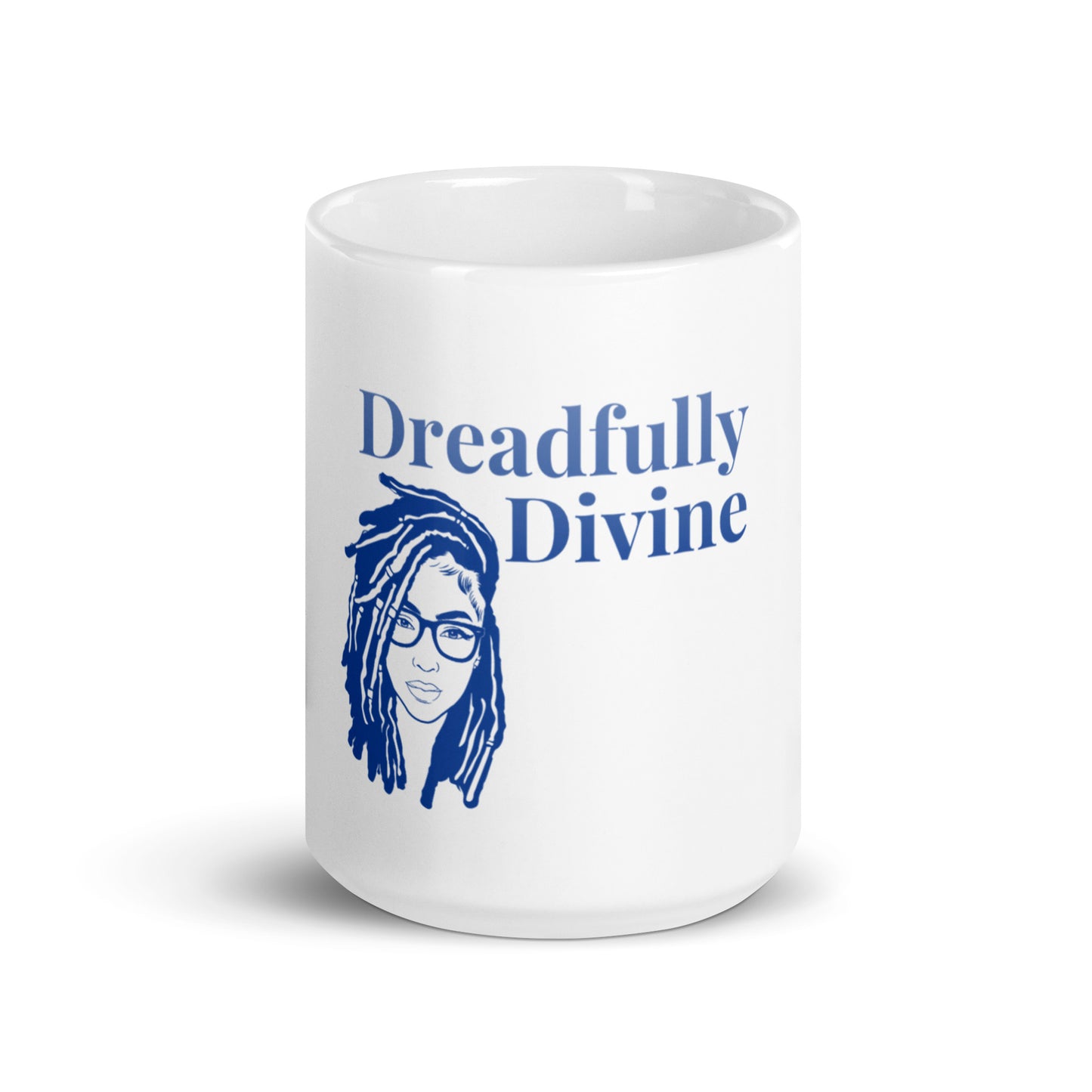DD Woman (Blue) White Glossy Mug