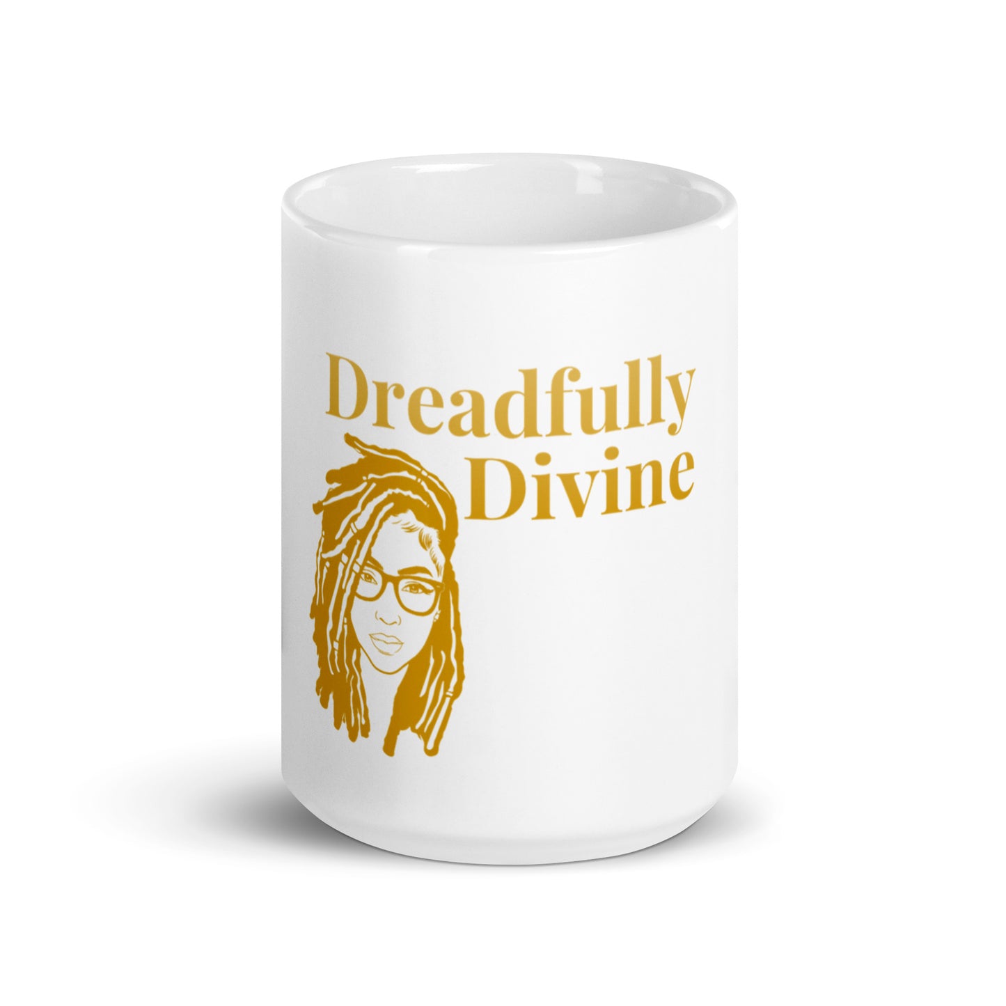 DD Woman (Gold) White Glossy Mug