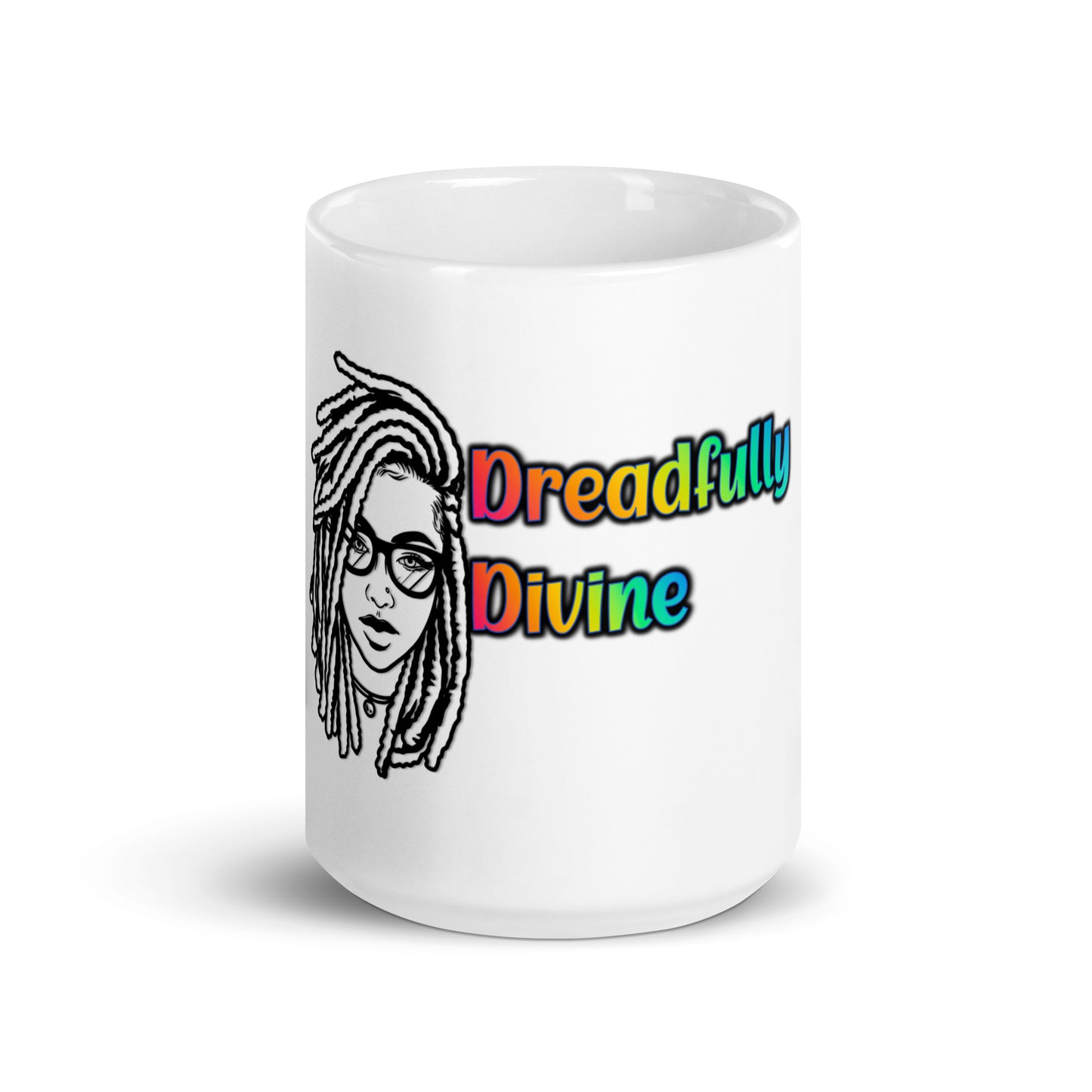 DD Woman (Multi-color) White Glossy Mug