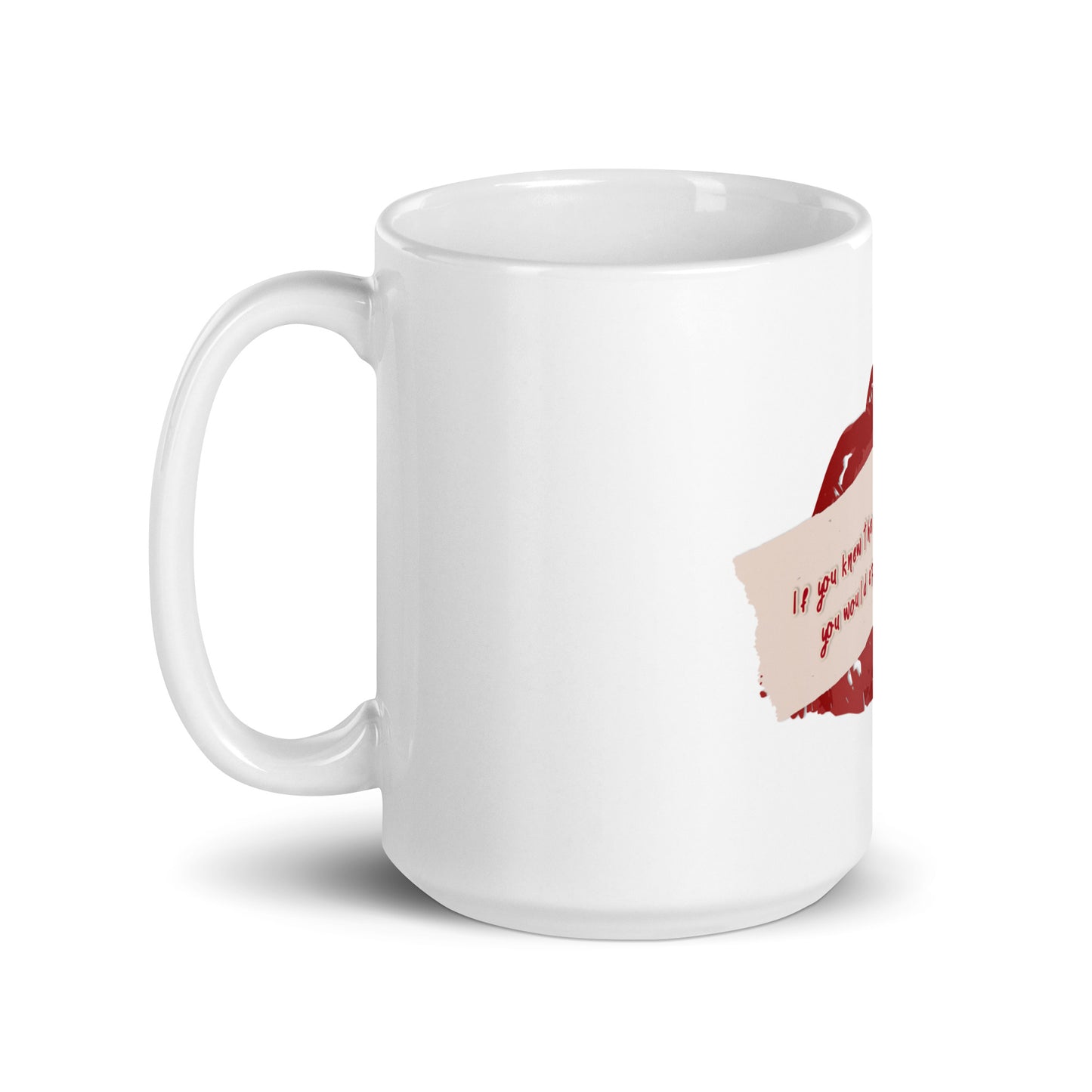 Preciseness White Glossy Mug