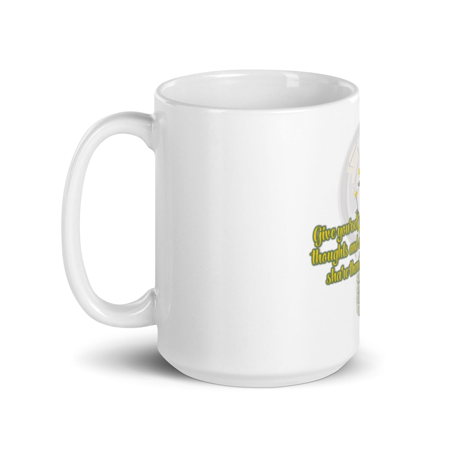 Lightbulb #1 White Glossy Mug