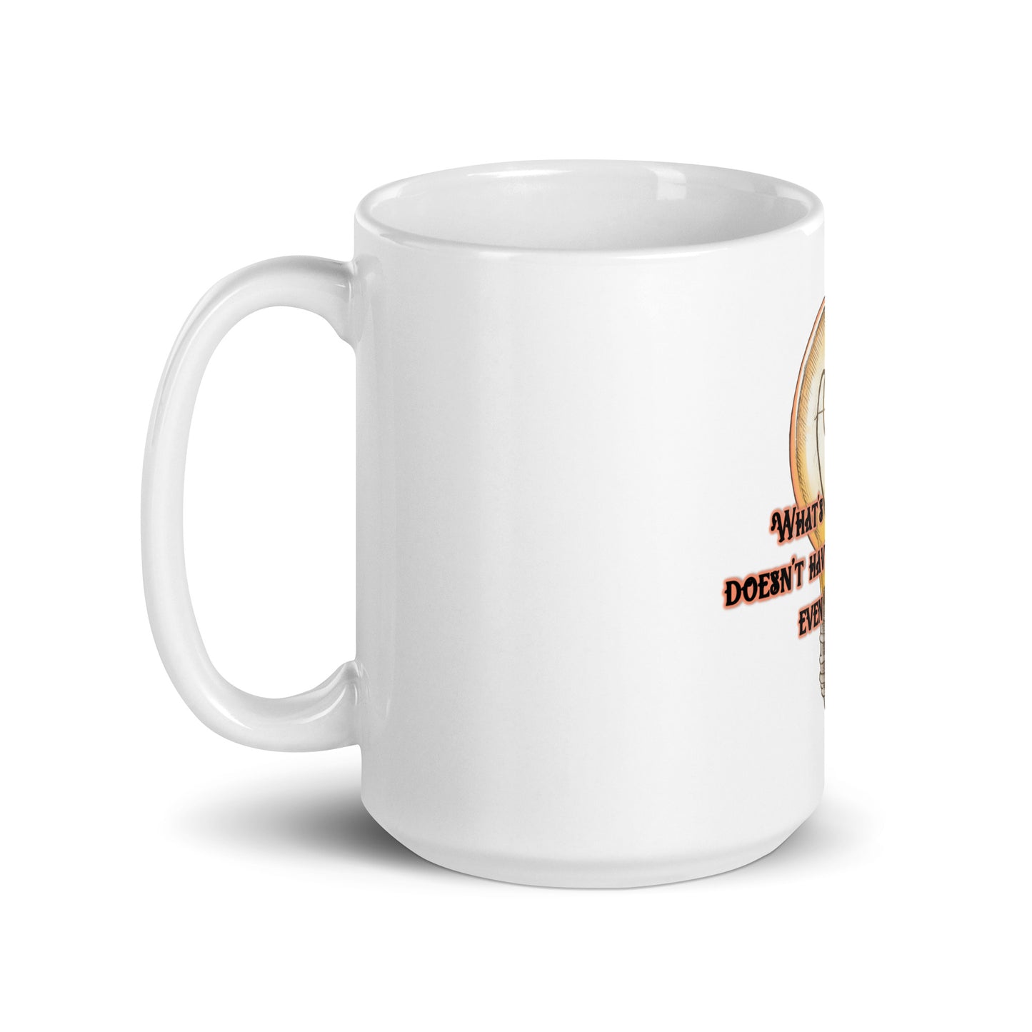 Lightbulb #3 White Glossy Mug