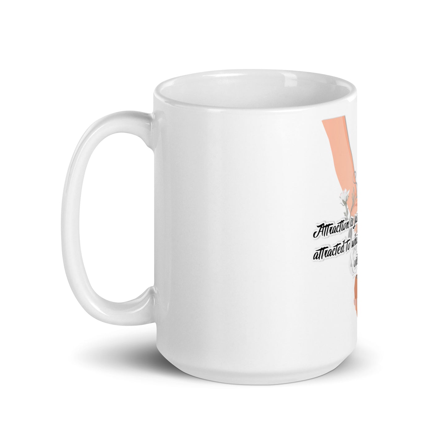 Law Of Resonance White Glossy Mug