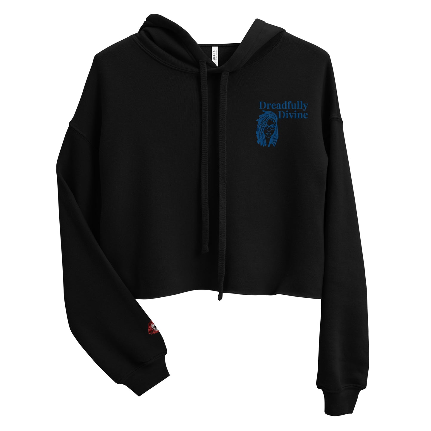 DD Woman (Blue) Crop Hoodie