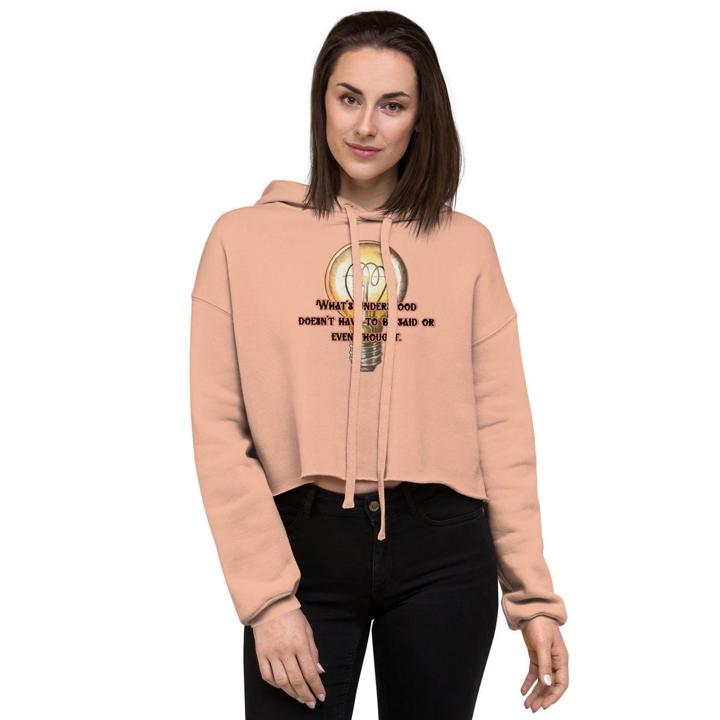 Lightbulb #3 Crop Hoodie