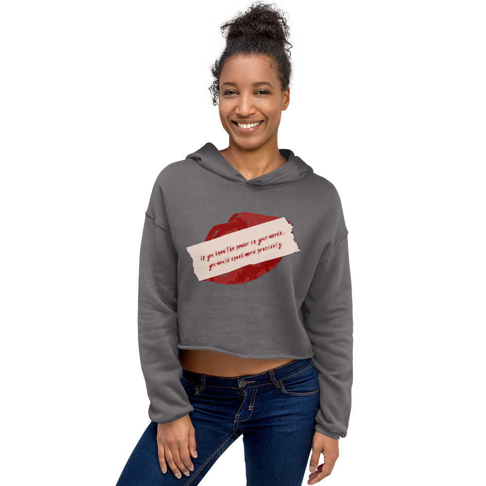 Preciseness Crop Hoodie