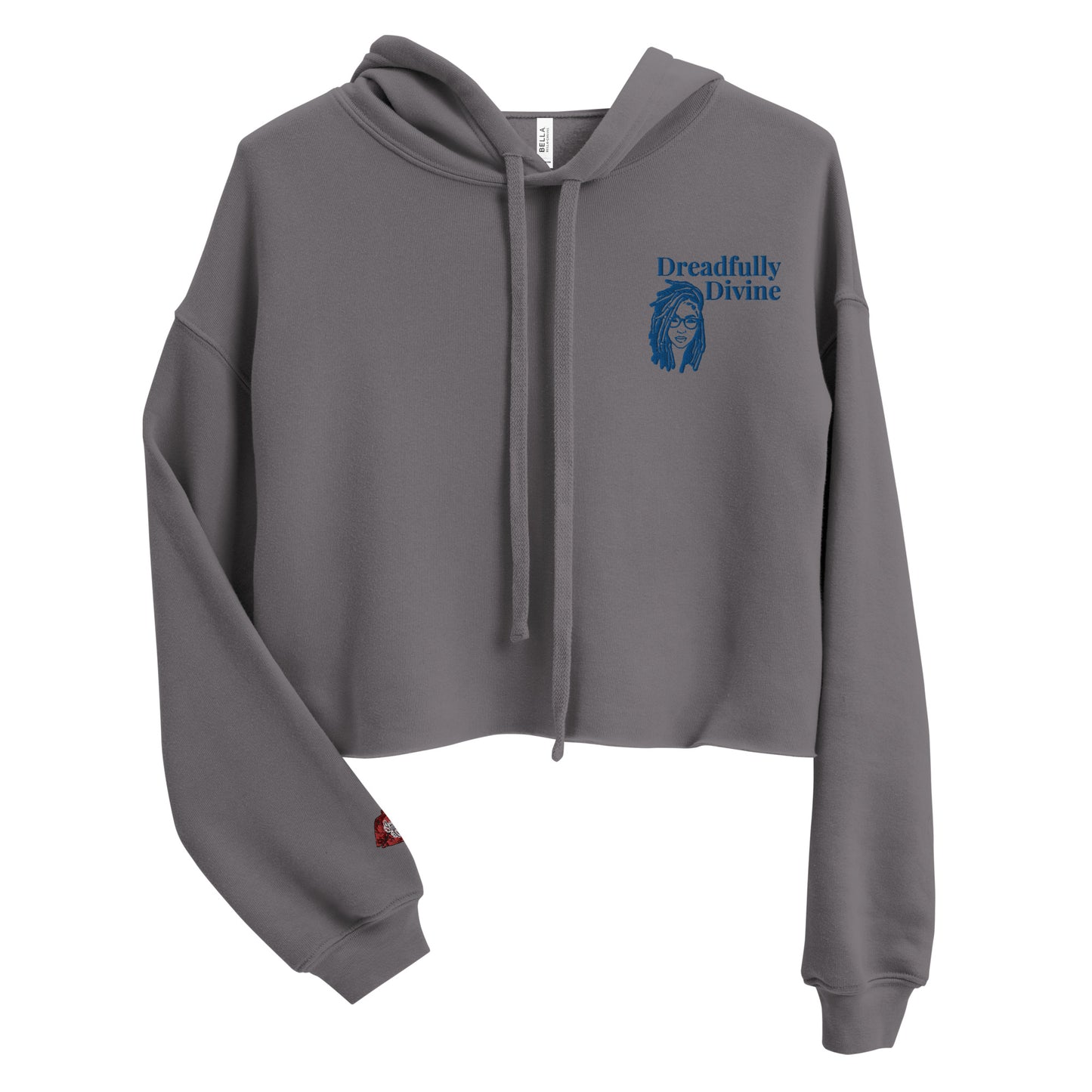 DD Woman (Blue) Crop Hoodie