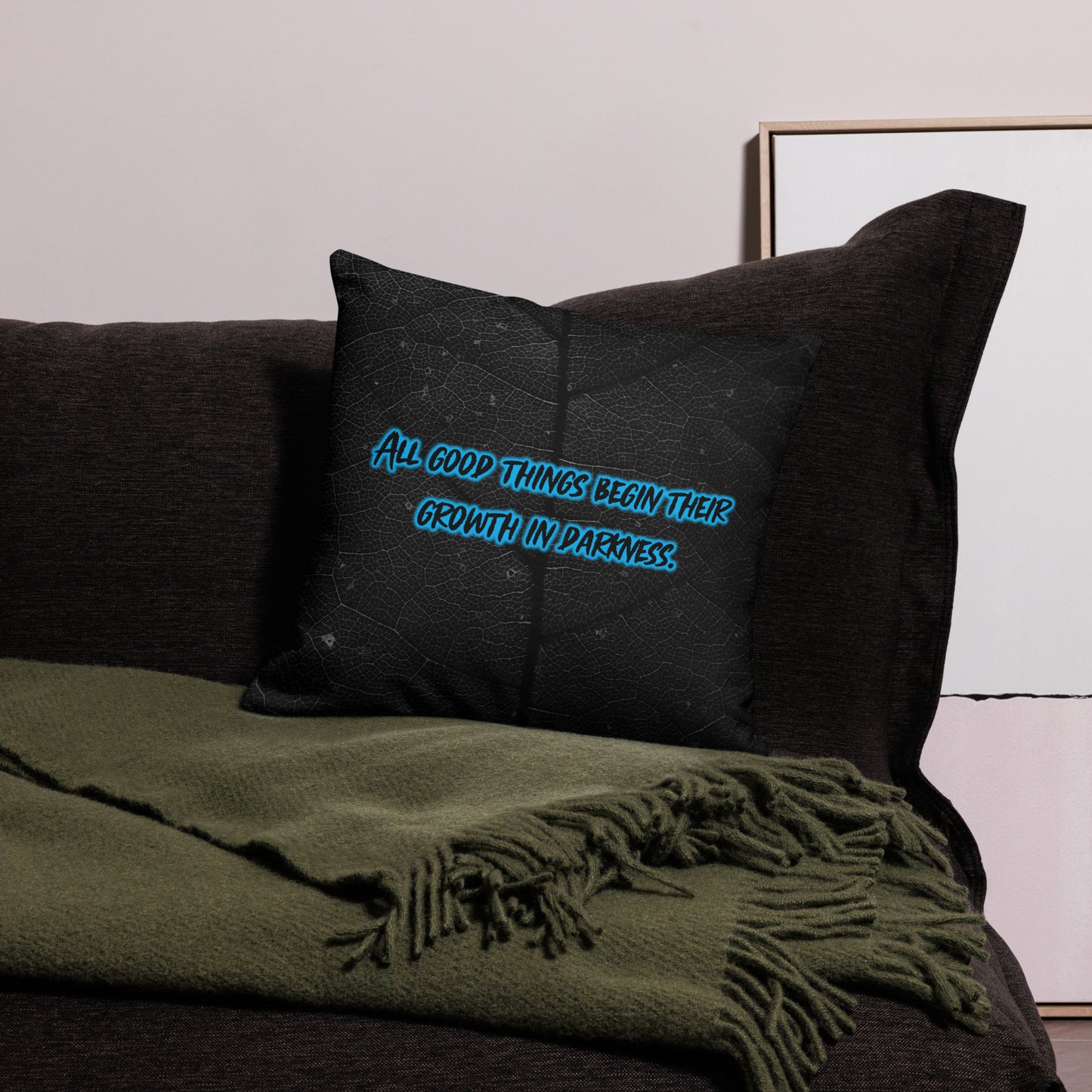 In Darkness Premium Pillow