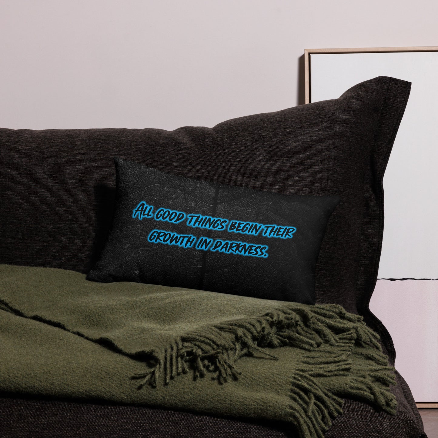 In Darkness Premium Pillow