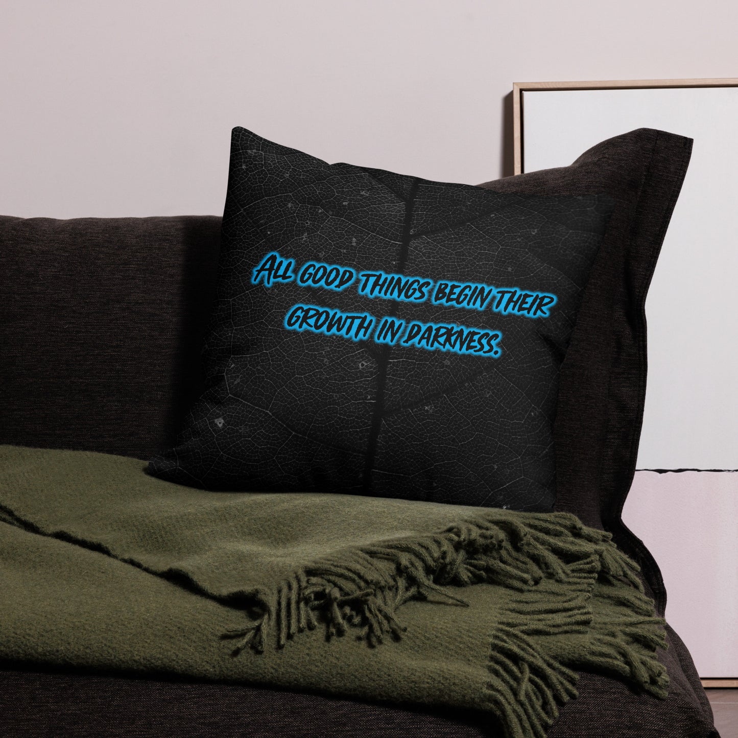 In Darkness Premium Pillow