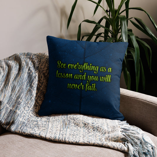 A Lesson #1  Premium Pillow