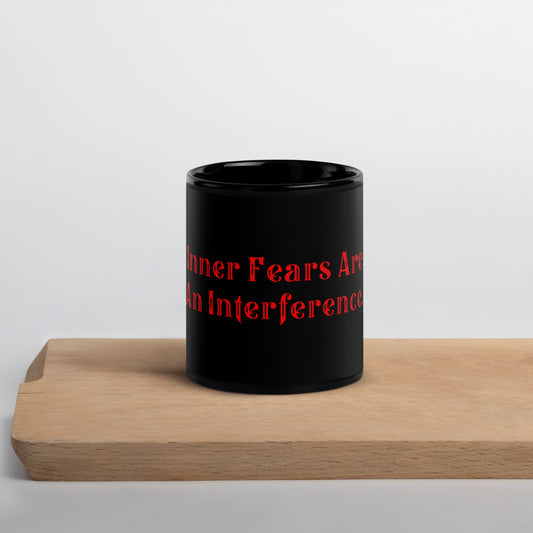 Inner Fears Black Glossy Mug