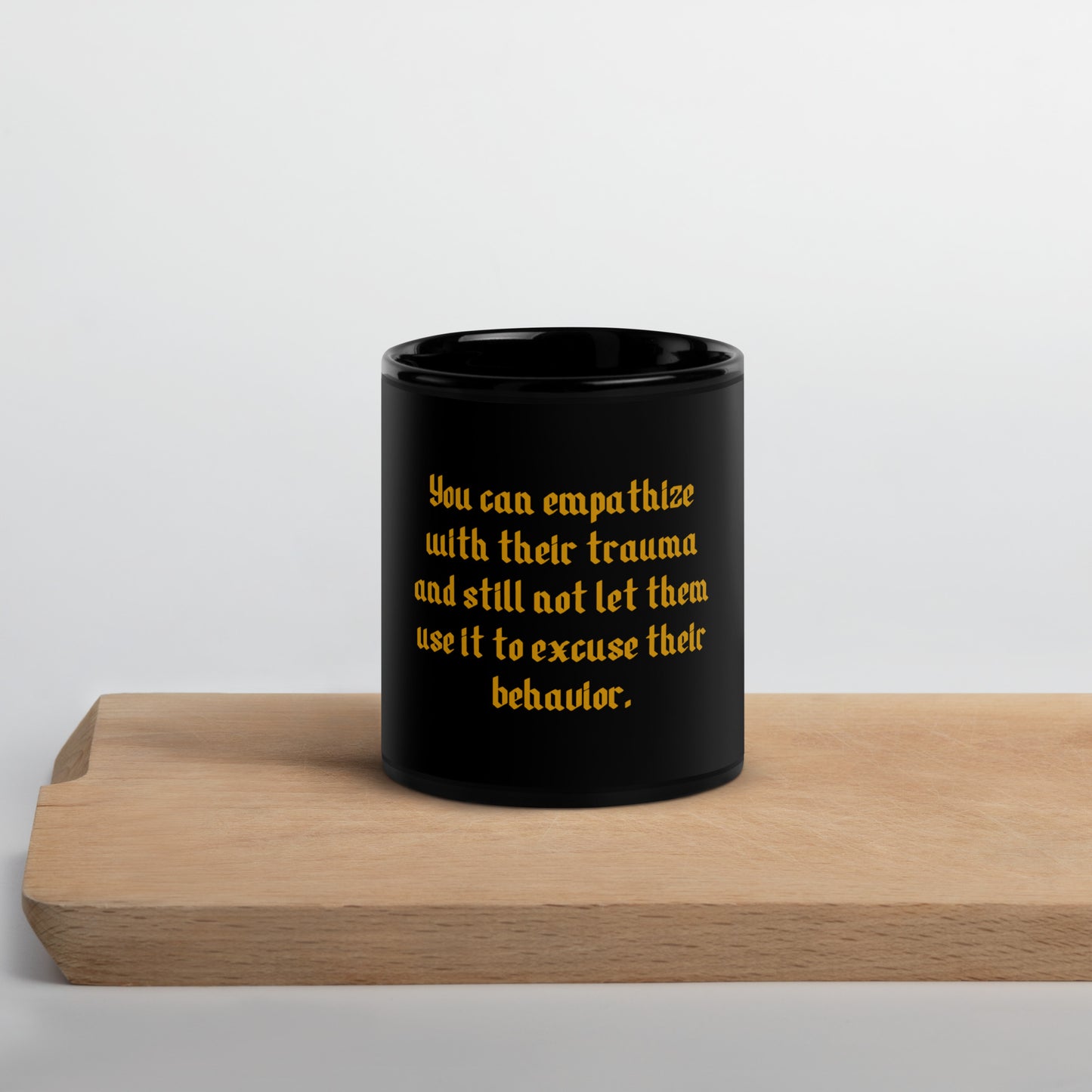 Empathy #1 Black Glossy Mug