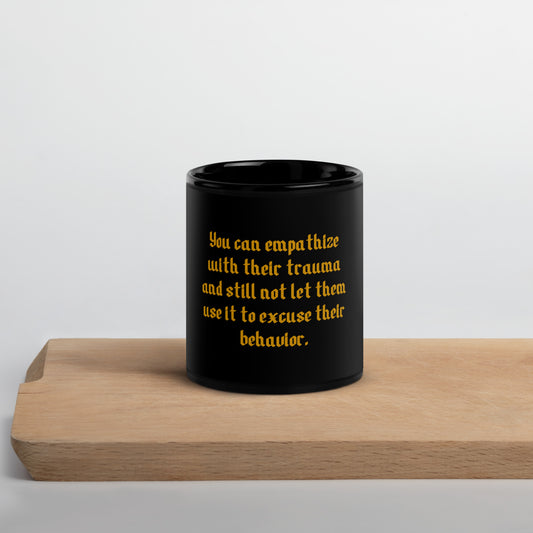 Empathy #1 Black Glossy Mug