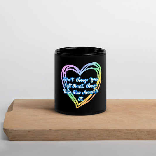 Change The Access #2 Black Glossy Mug