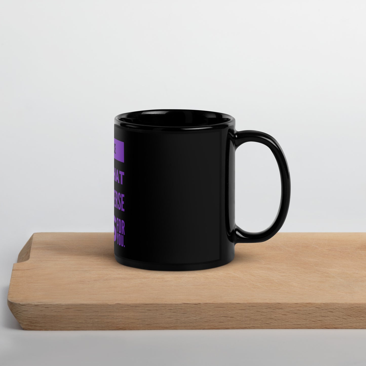 Hold Space #2 Black Glossy Mug