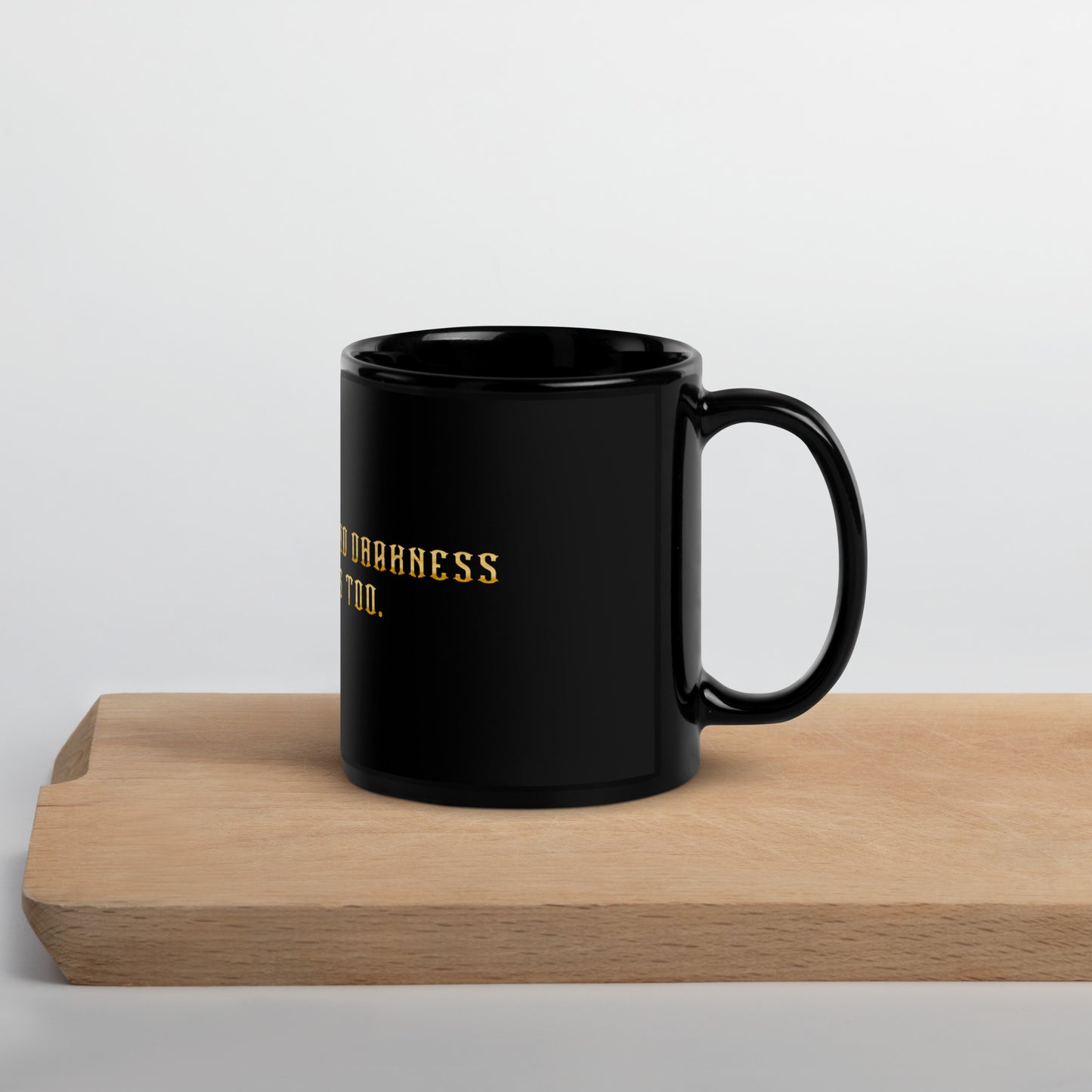 Shadows Black Glossy Mug