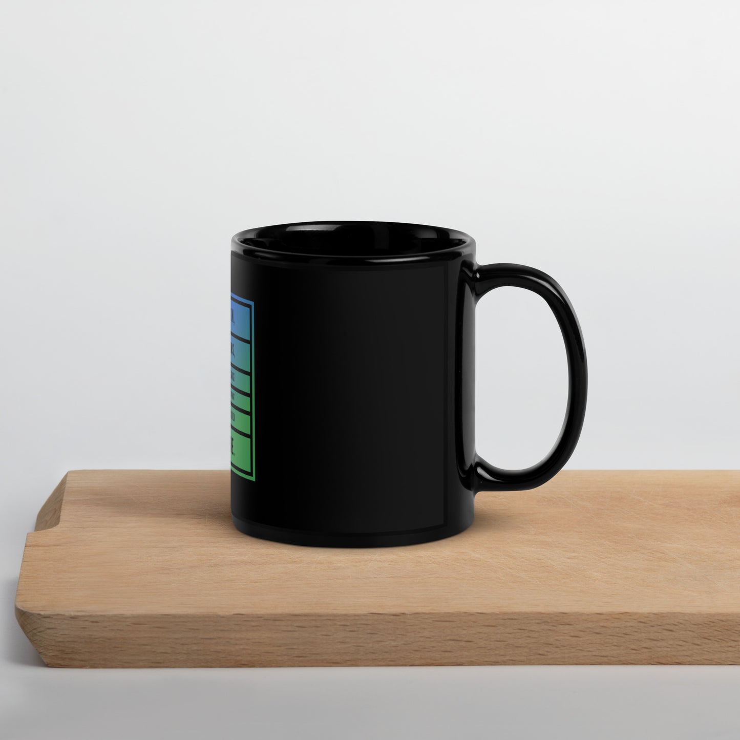 An Empire #1 Black Glossy Mug