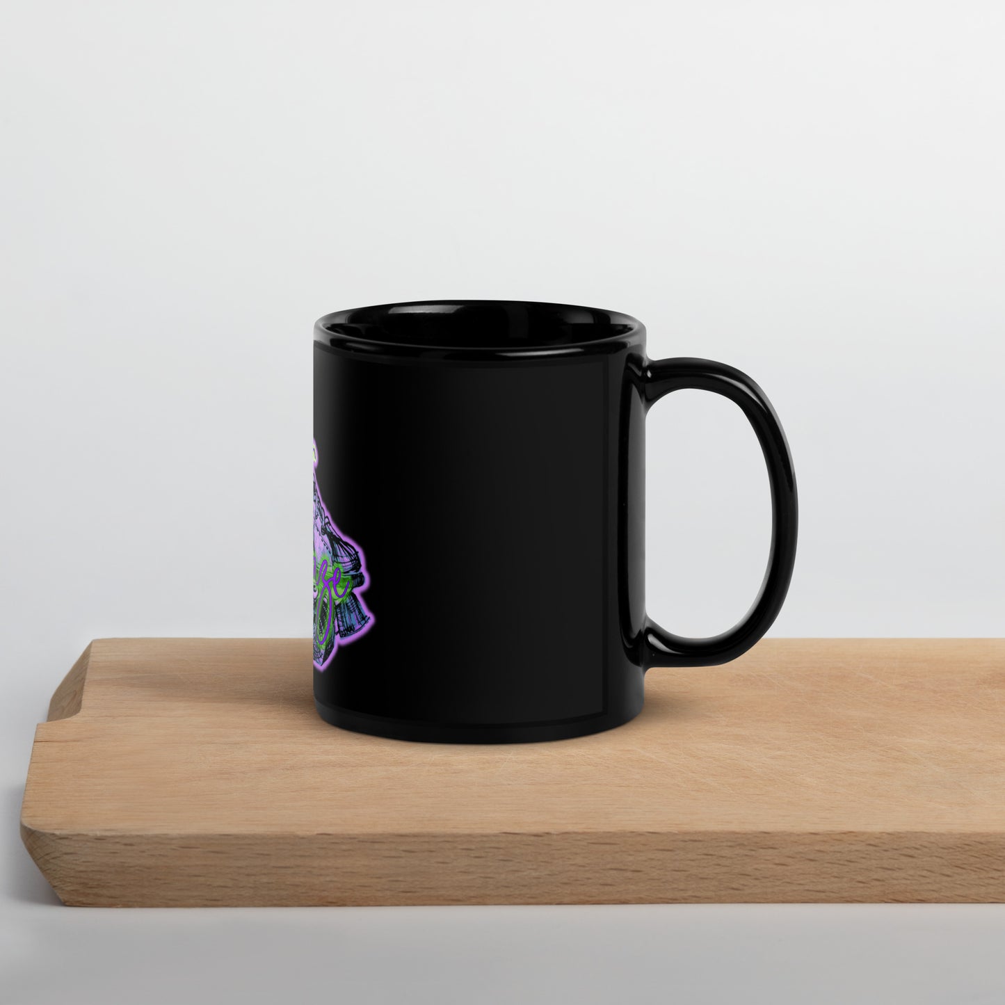 Roller Daze Black Glossy Mug