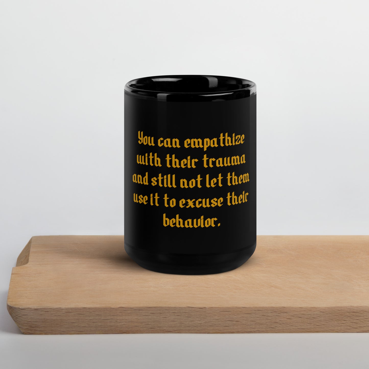 Empathy #1 Black Glossy Mug