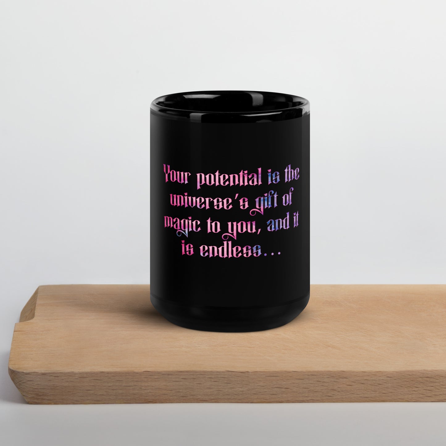Gift Of Magic #1 Black Glossy Mug