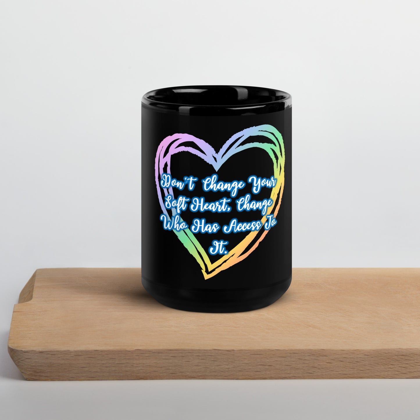 Change The Access #2 Black Glossy Mug