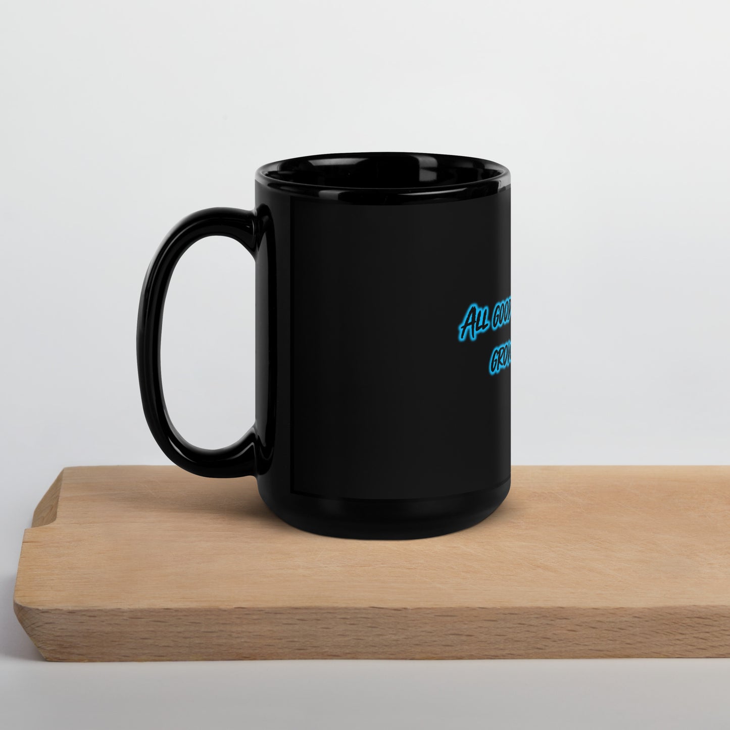 In Darkness Black Glossy Mug
