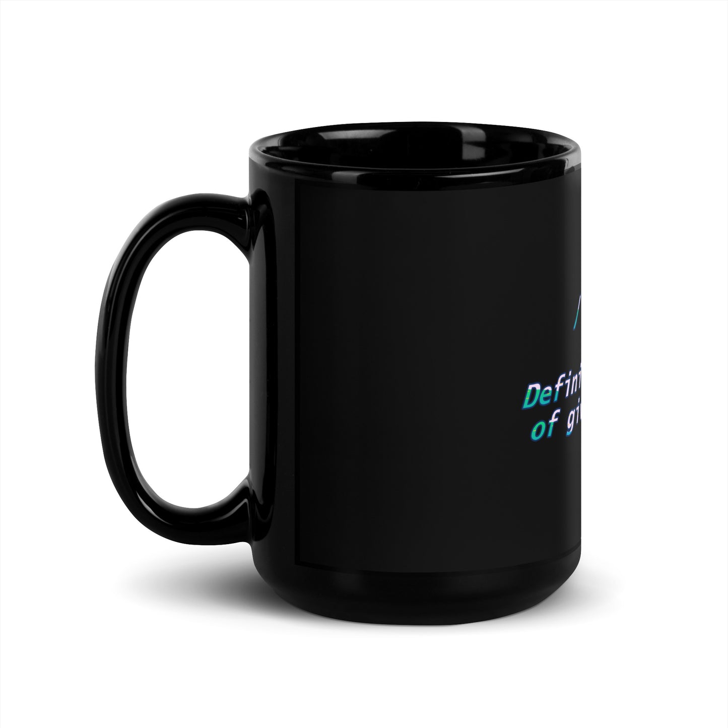 Hustle Black Glossy Mug