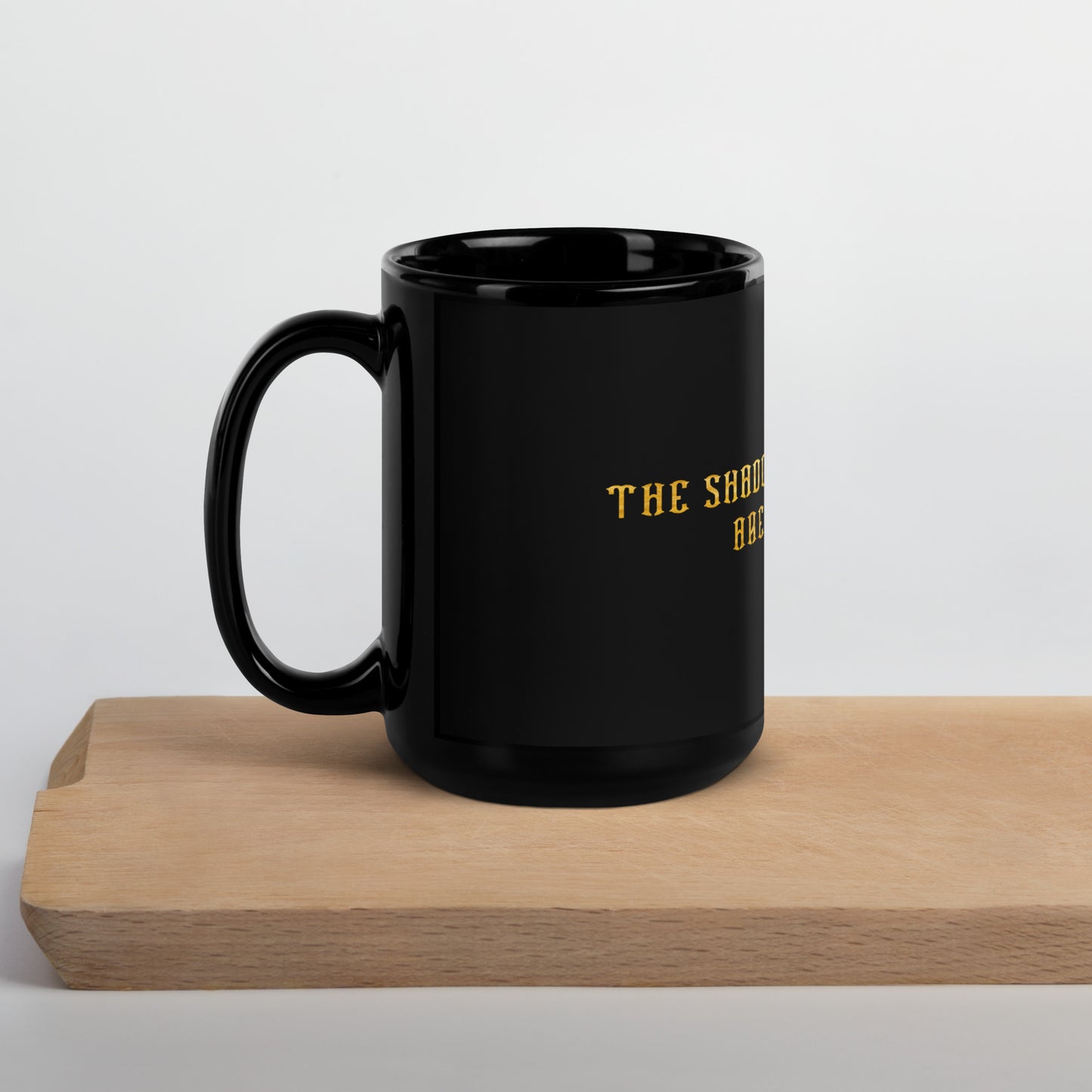 Shadows Black Glossy Mug
