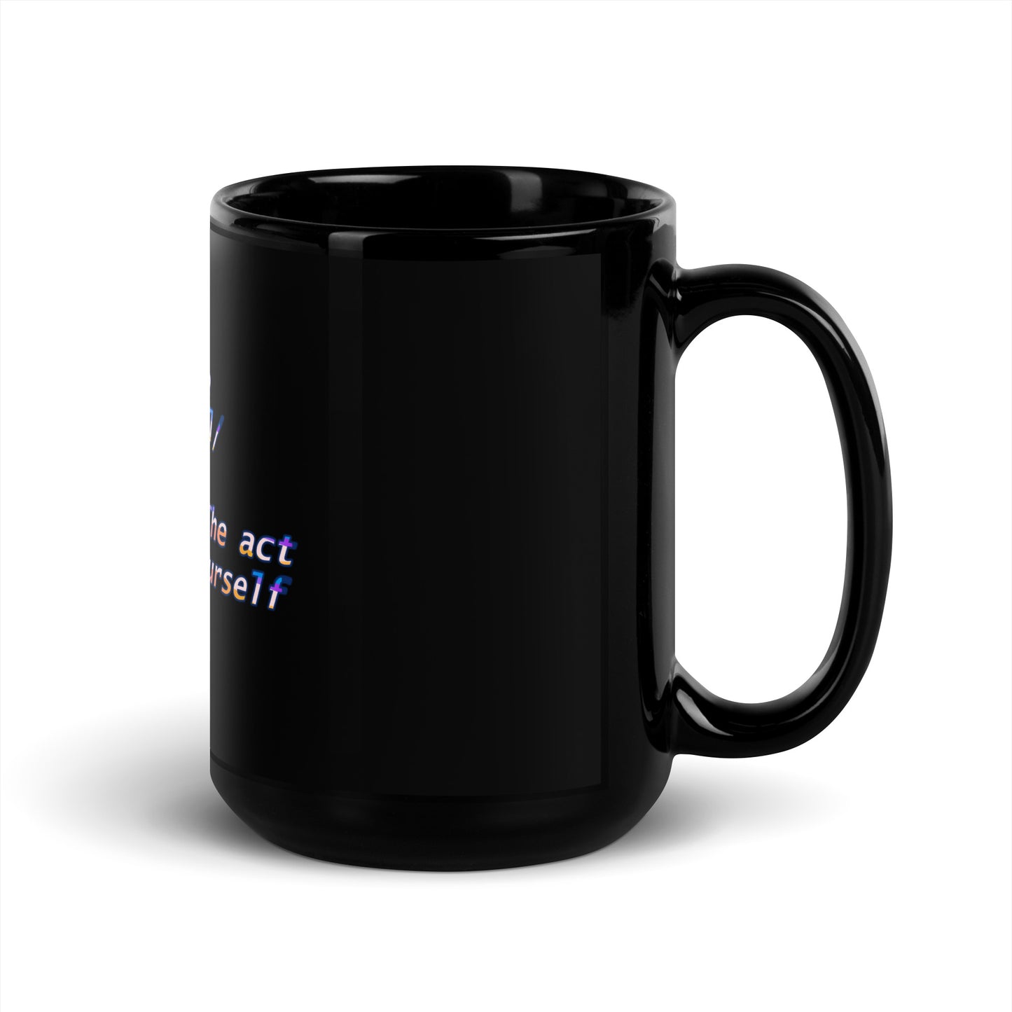 Hustle Black Glossy Mug