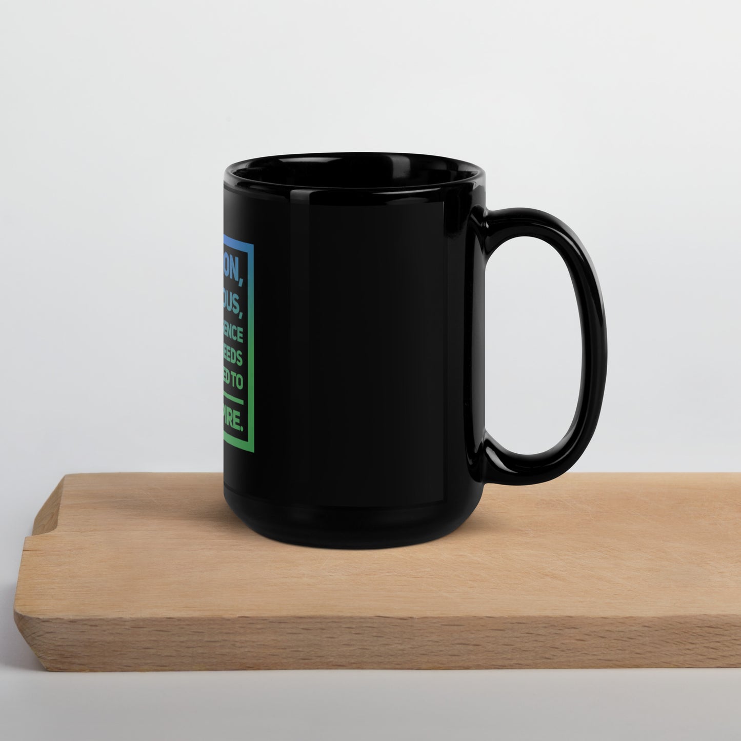An Empire #2 Black Glossy Mug