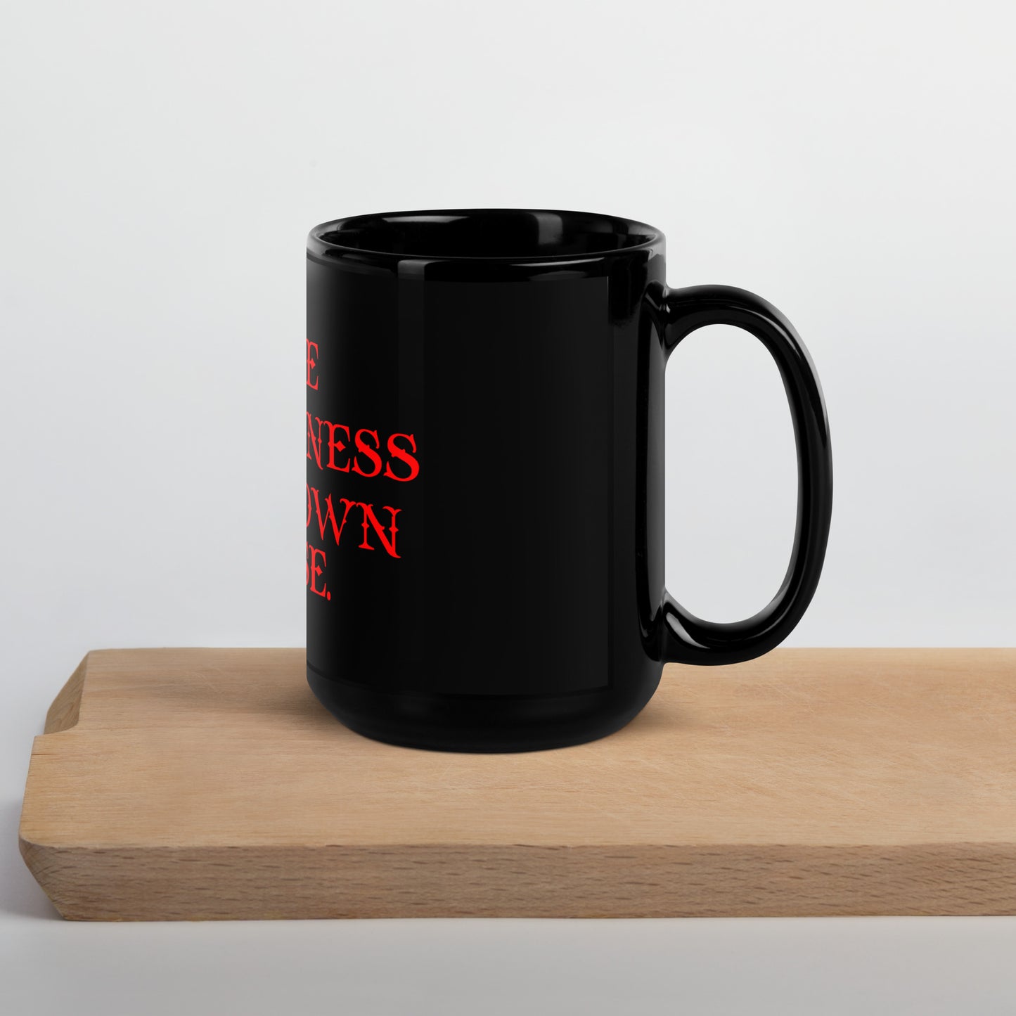 Foolishness Black Glossy Mug