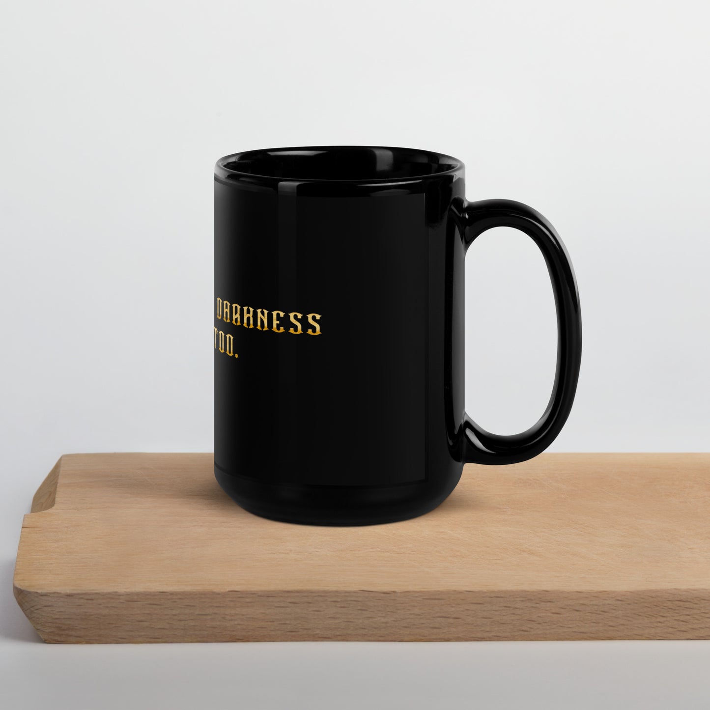 Shadows Black Glossy Mug
